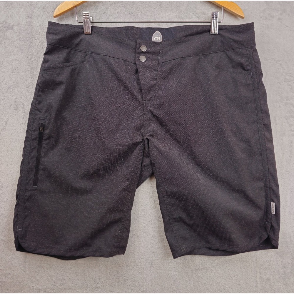 Club Ride Shorts Mens XL Gray Cycling Biking Performance Stretch Pockets